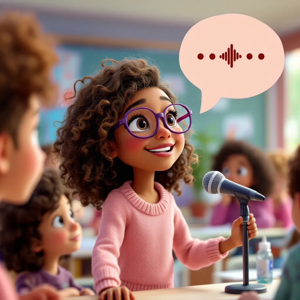 Speaking with our voice is one way to share thoughts. We can use words to tell stories, ask questions, and share feelings. Everyone's voice is unique and important.