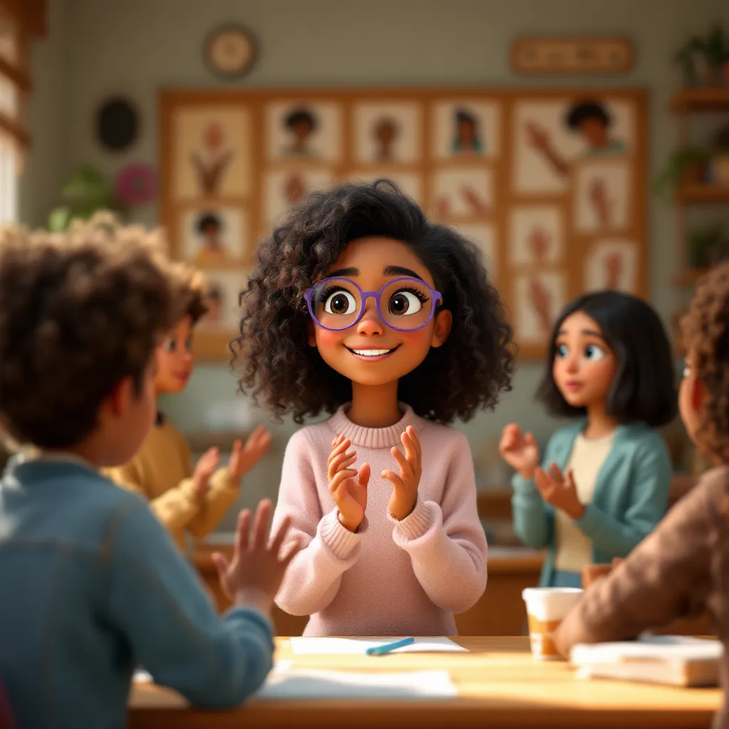Our hands and body can tell stories too! Gestures, sign language, and body movements help us express feelings and ideas when words are hard to use.