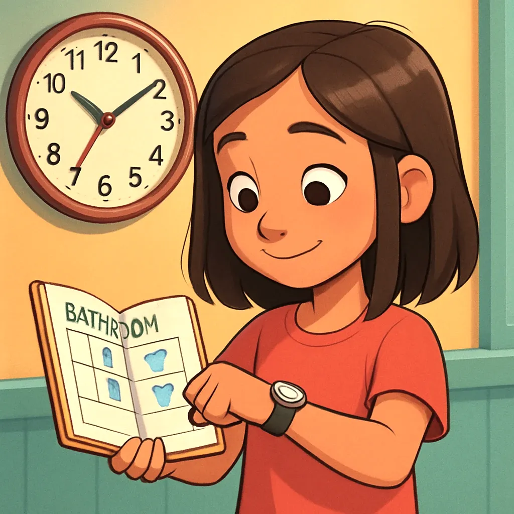 I can set reminders for myself to use the bathroom during breaks or lunch. This helps me stay comfortable and avoid waiting too long.