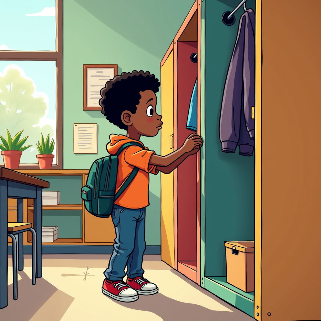 Put away backpack