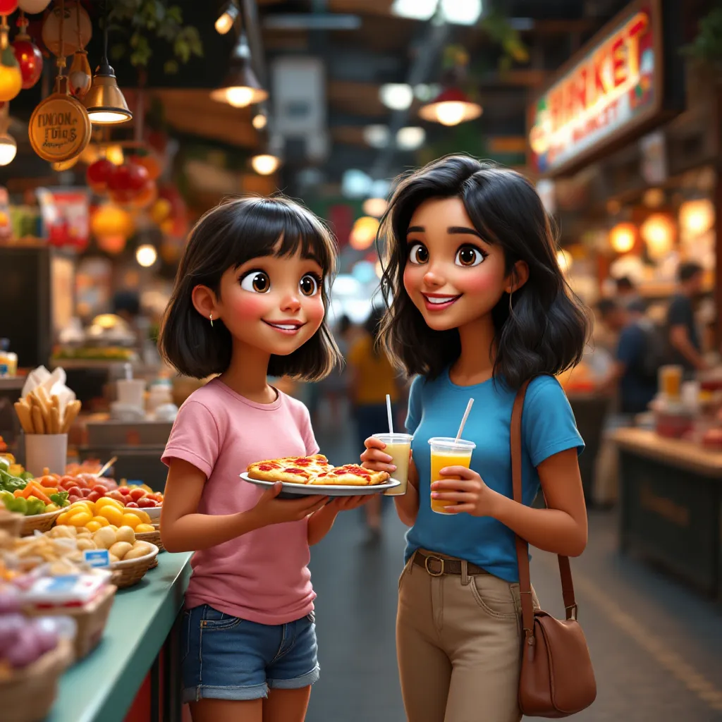 Union Market is a place with lots of food. We can try different things to eat. The market is busy and full of happy people. Visiting Union Market is a fun way to end our day.