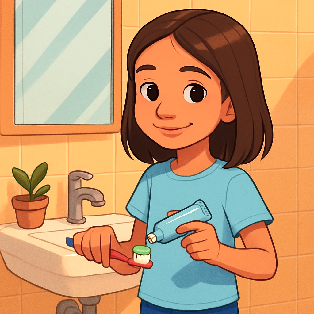 Use a pea-sized amount