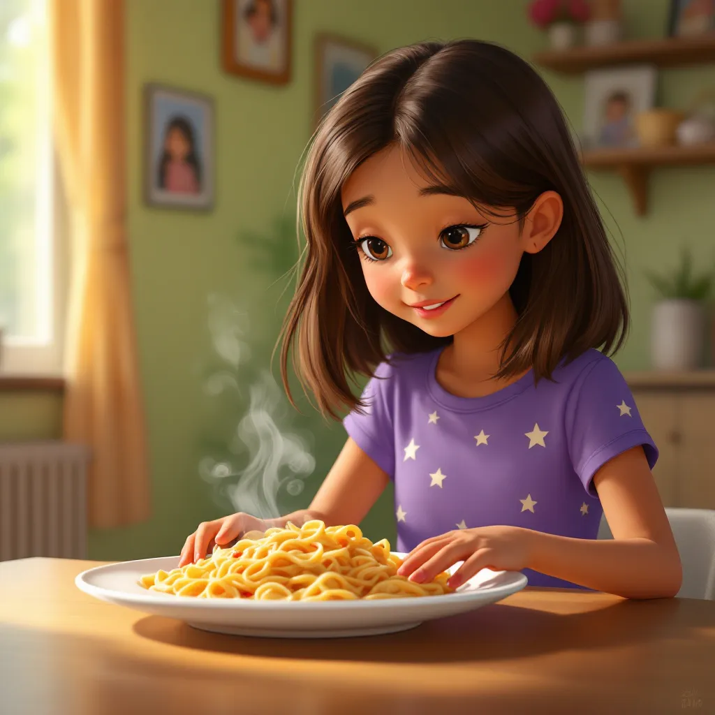 I can check if food is too hot before eating. I can look for steam coming from the food. I can carefully touch the edge of the plate.