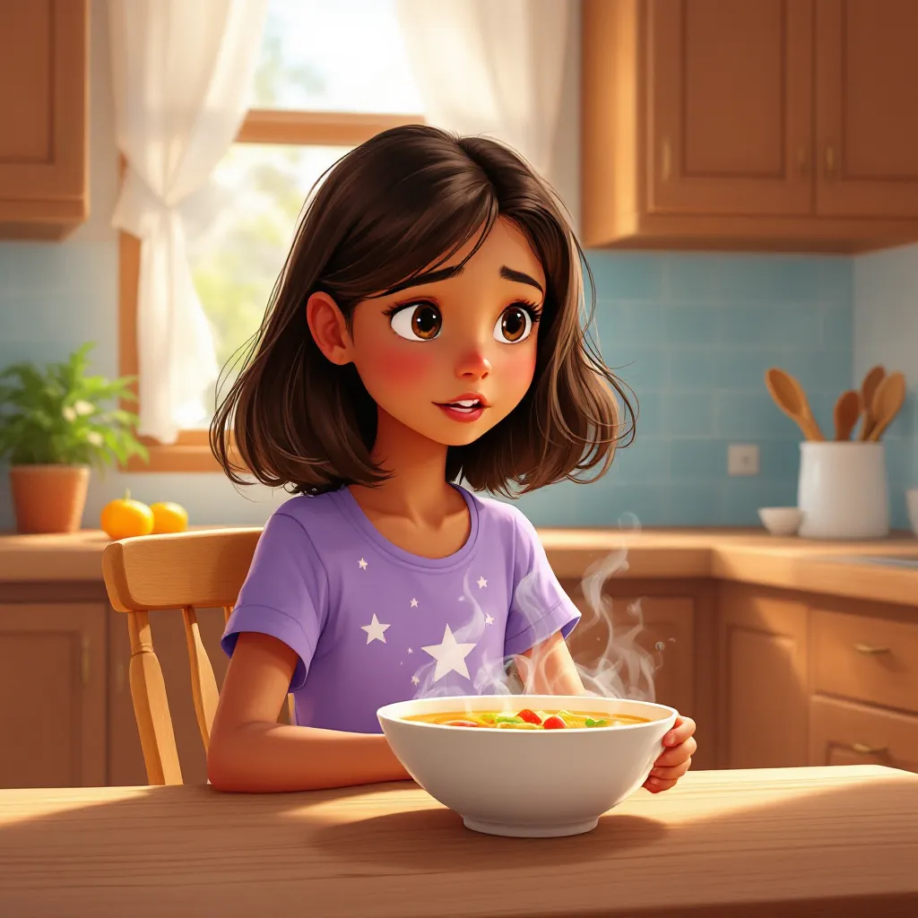 Hot food can be very hot. Hot food might burn my mouth or tongue. I need to be careful with hot food.