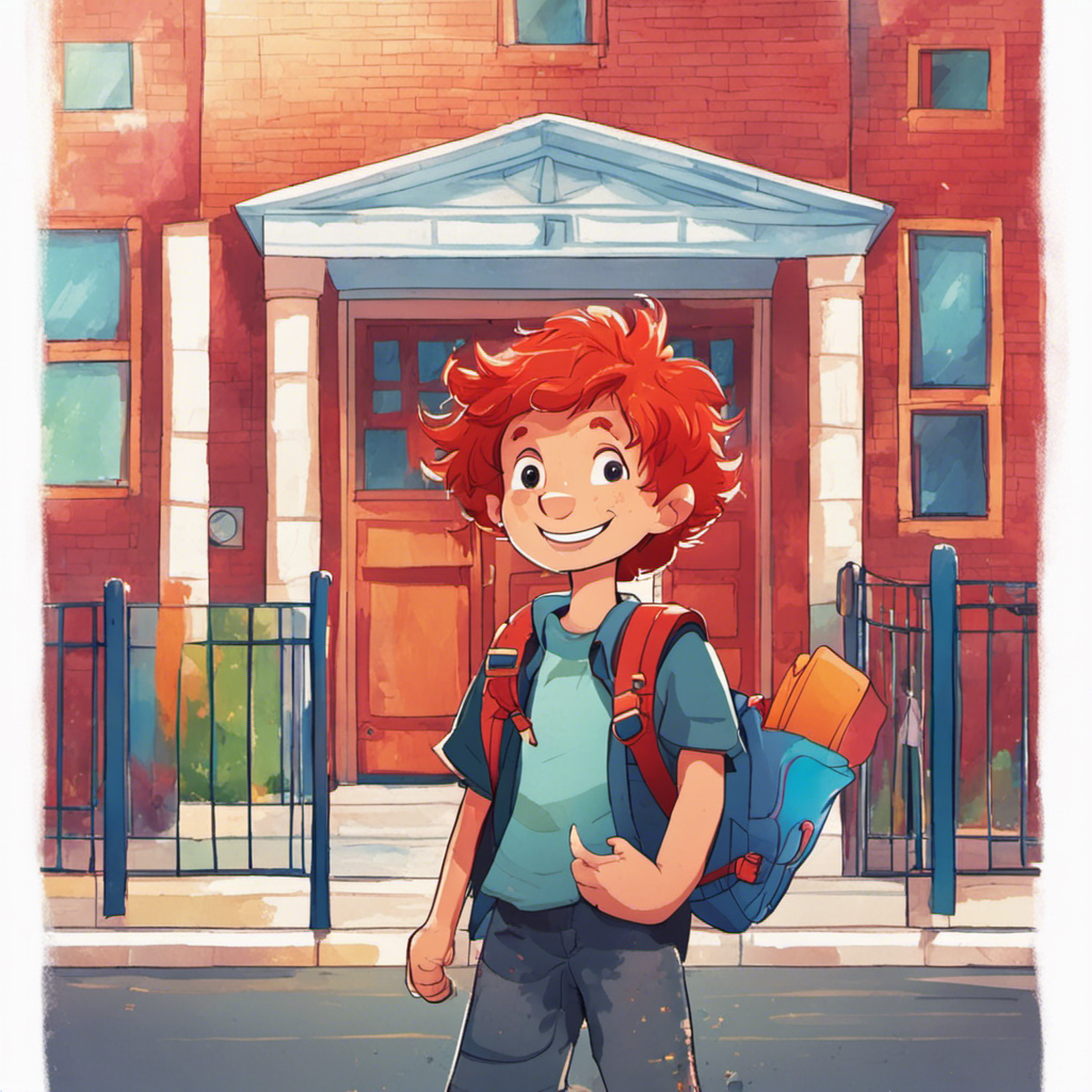 Sam is starting a new school. He feels excited and a little nervous.