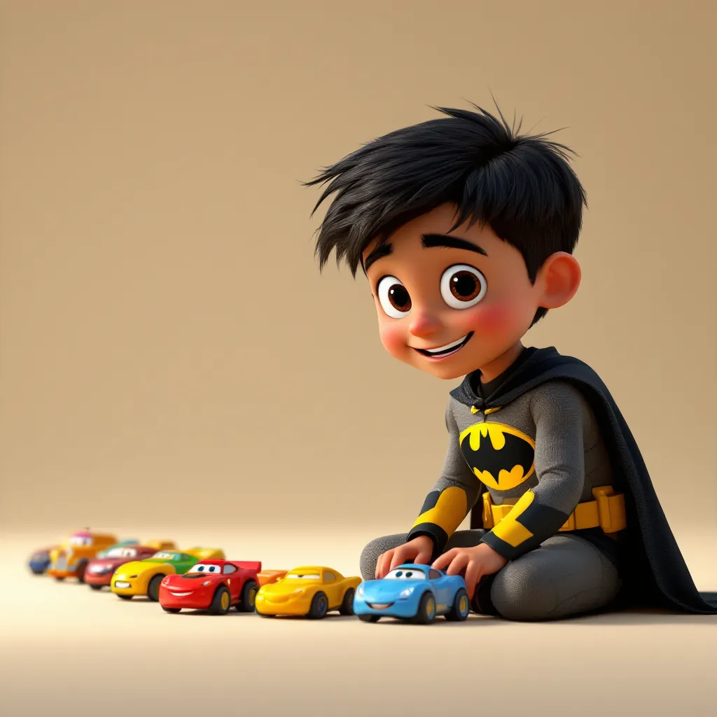 Everyone likes to play. Some children play with toys by lining them up in rows. Other children like to spin toys and watch them move.