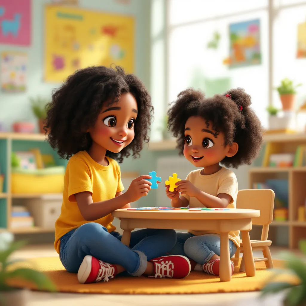 We can practice sharing by asking if others would like to join us. Taking turns and saying 'please' and 'thank you' are good ways to share. It’s okay to talk about sharing too.